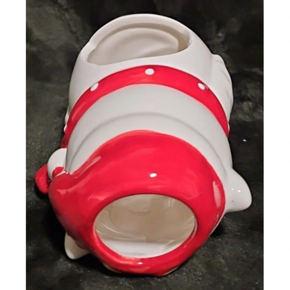 NEW Holiday Time‎ WHITE OWL Ceramic Tealight